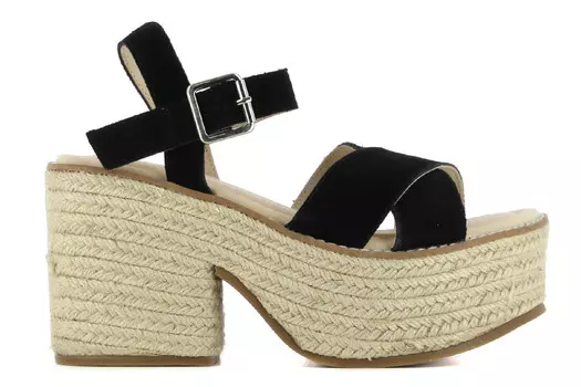 Босоножки Queen на танкетке Yuu Jou, черный