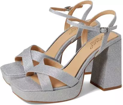 Босоножки Rainbow Jewel Badgley Mischka, цвет Silver