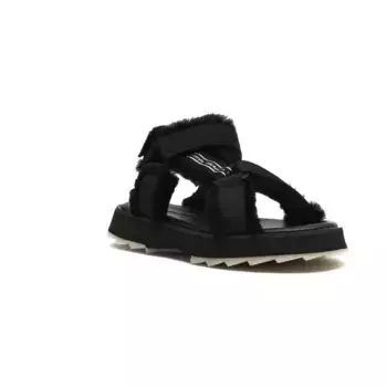 Босоножки Raven с добавлением кожи Emu Australia, черный