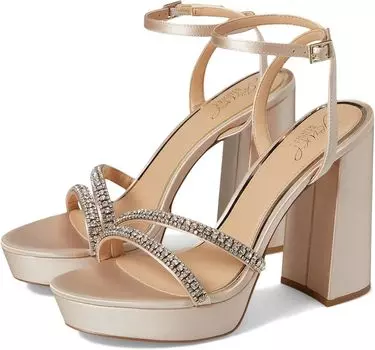 Босоножки Rochel Jewel Badgley Mischka, цвет Champagne