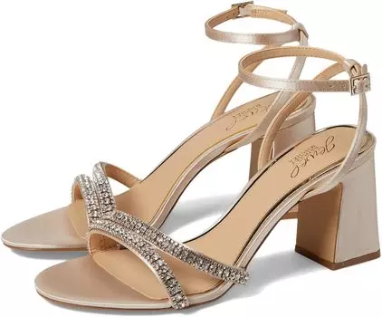 Босоножки Rosa Jewel Badgley Mischka, цвет Champagne