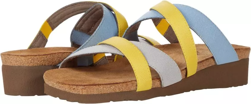 Босоножки Roxana Naot, цвет Gray/Silver/Yellow Elastic Combo