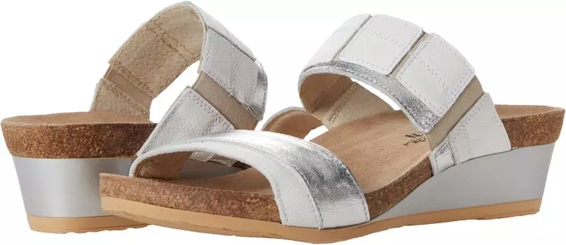 Босоножки Royalty Naot, цвет Soft White Leather/Soft Silver Leather