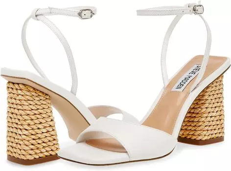 Босоножки Rozlyn Heeled Sandal Steve Madden, белая кожа