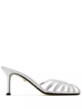 Босоножки с эффектом металлик Alev, серебяный