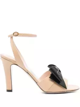 Босоножки с бантом VALENTINO GARAVANI, нейтральный