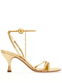 Босоножки с цепочкой Ferragamo, золотой