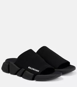 Босоножки с логотипом Balenciaga, черный