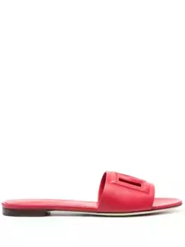 Босоножки с логотипом DG DOLCE & GABBANA, красный