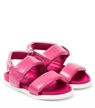 Босоножки с логотипом MM6 Maison Margiela, розовый