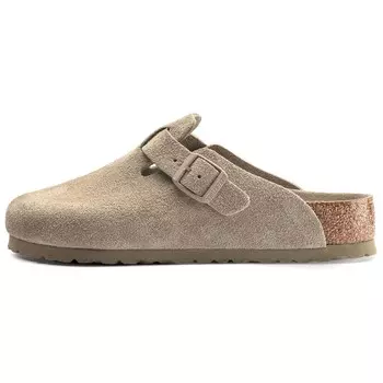 Босоножки с мягкой стелькой цвета замши, выцветшие, хаки Birkenstock