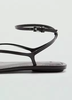 Босоножки с носком MARTINA Mango, коричневый