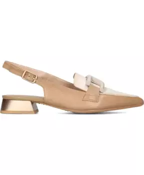 Босоножки с открытой пяткой и цепочкой М Hispanitas, бежевый