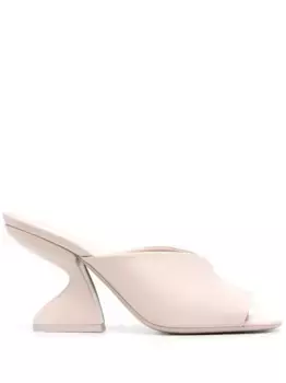 Босоножки с открытым носком Ferragamo, нейтральный