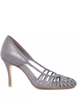 Босоножки с открытым носком Sarah Chofakian, фиолетовый