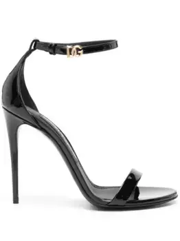 Босоножки с подвесками DOLCE & GABBANA, черный