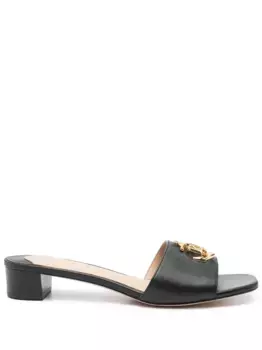 Босоножки с пряжкой Lauren Ralph Lauren, черный