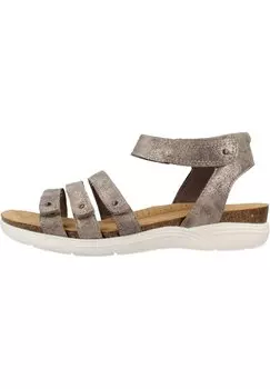 Босоножки с ремешками APRIL DOVE Clarks, цвет argent
