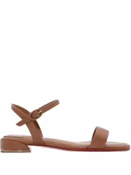 Босоножки с ремешками Christian Louboutin, коричневый