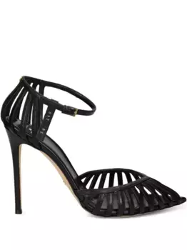 Босоножки с ремешками Elisabetta Franchi, черный