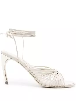 Босоножки с ремешками Ferragamo, белый
