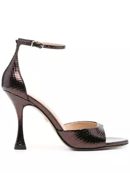 Босоножки с ремешками Lola Cruz, коричневый