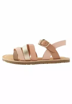 Босоножки с ремешками REGULAR FIT Next, цвет pink metallic mix