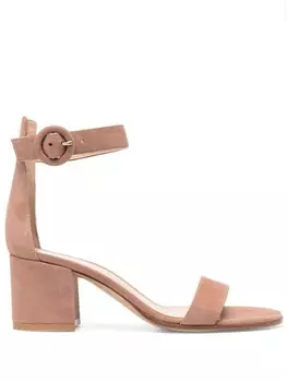 Босоножки с ремешком Gianvito Rossi, нейтральный цвет