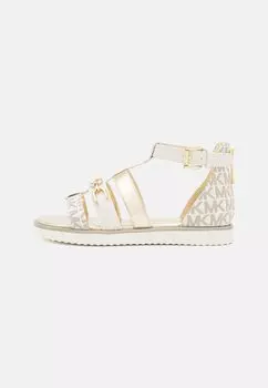 Босоножки с ремешком JOHANNE Michael Kors Kids, цвет vanilla/pale gold