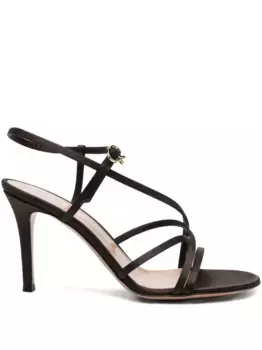 Босоножки с ремешком на пятке Gianvito Rossi, коричневый