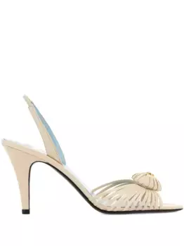 Босоножки с ремешком на пятке VALENTINO GARAVANI, нейтральный