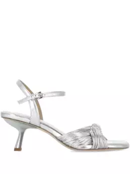 Босоножки с ремешком на щиколотке Ash, серебяный
