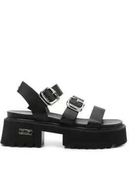 Босоножки с ремешком на щиколотке Cult, черный