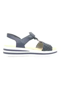 Босоножки с ремешком Rieker, цвет blau