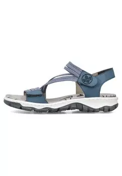 Босоножки с ремешком Rieker, цвет blau