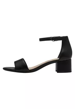 Босоножки с ремешком Tamaris, цвет black matt