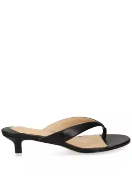 Босоножки с Т-образным ремешком Lauren Ralph Lauren, черный