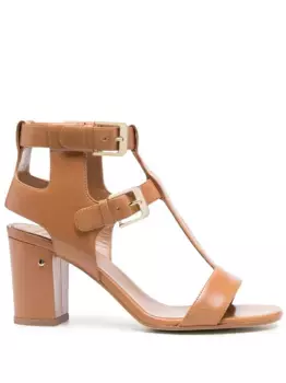 Босоножки с Т-образным ремешком Laurence Dacade, коричневый