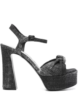 Босоножки с узлом Roberto Festa, черный