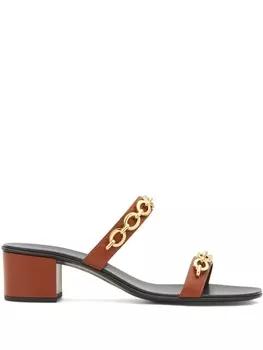 Босоножки Sandrine Metal 40 Giuseppe Zanotti, коричневый