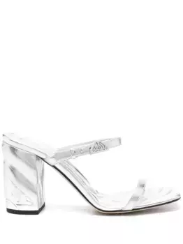 Босоножки Seal 85 Alexander McQueen, серебяный