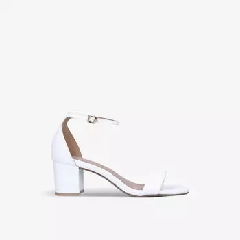Босоножки Second Skin на каблуке из искусственной кожи Carvela, белый