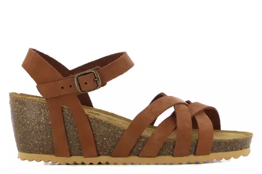 Босоножки Seville на танкетке Casas, коричневый