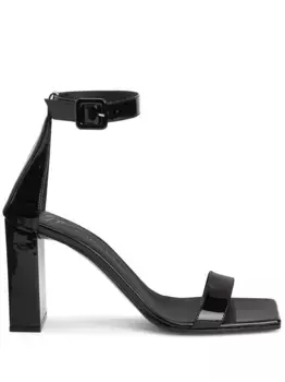 Босоножки Shangay 85 с пряжками Giuseppe Zanotti, черный