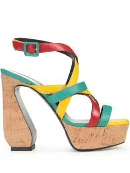 Босоножки SI Rossi 90 Sergio Rossi, желтый