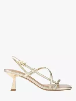 Босоножки sierra на высоком каблуке с ремешками KG Kurt Geiger, золотой