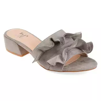Босоножки-Слайды Sabica на блочном каблуке Journee, серый