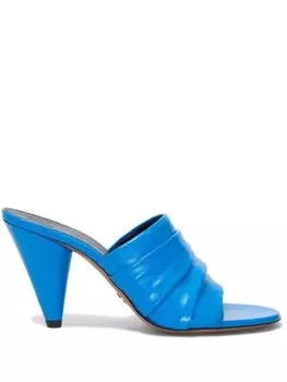 Босоножки со сборками Proenza Schouler, синий