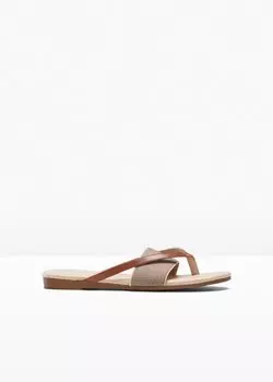 Босоножки со стойкой на носке Bodyflirt, оранжевый