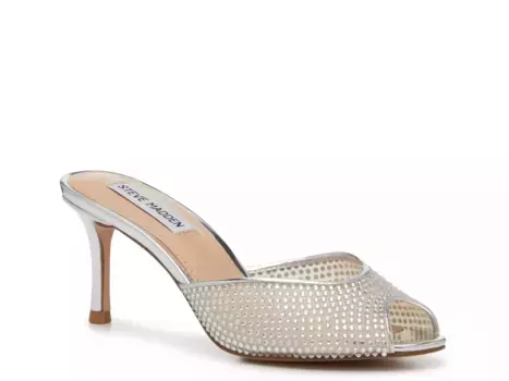 Босоножки Steve Madden Paramour, серебристый металлик